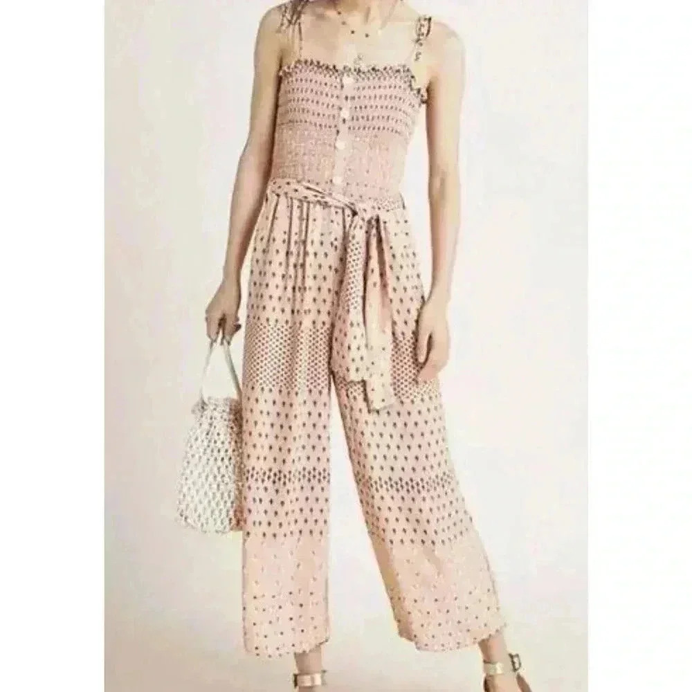 Faithfull the Brand x Anthropologie Maille Jumpsuit - size 4